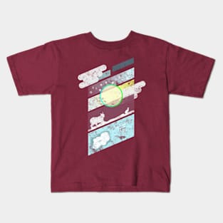 Harsh winter vintage edition Kids T-Shirt